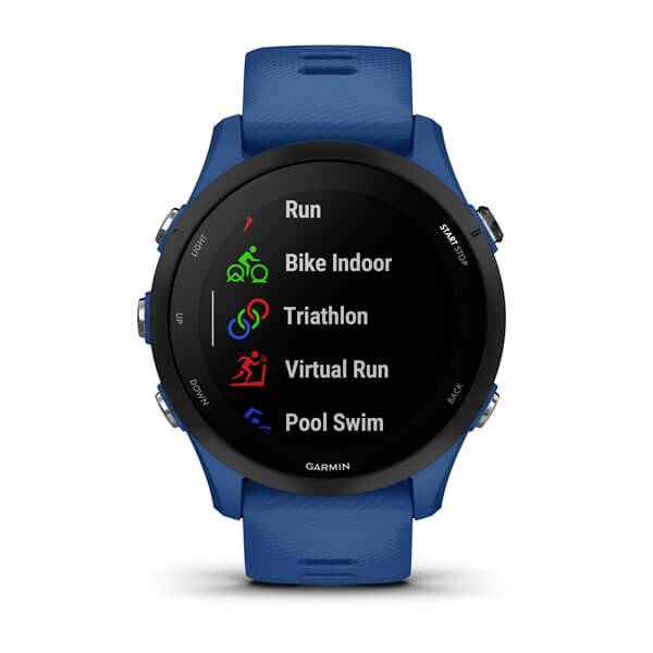 Garmin Forerunner® 255 Smartwatch 46mm Dunkelblau, Schwarz