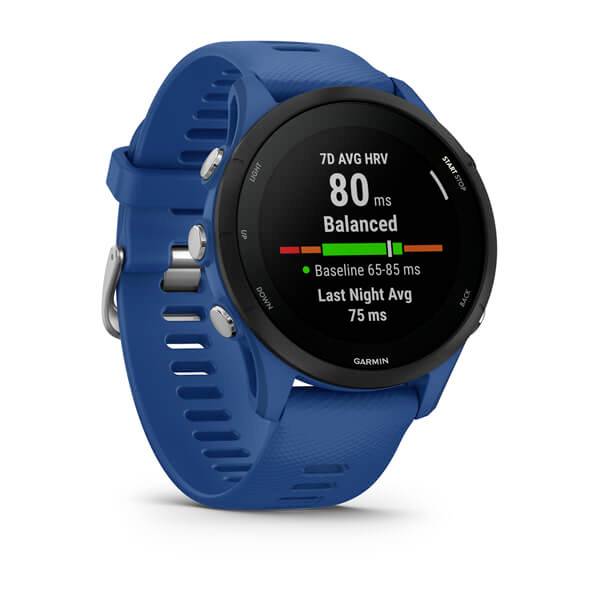 Garmin Forerunner® 255 Smartwatch 46mm Dunkelblau, Schwarz