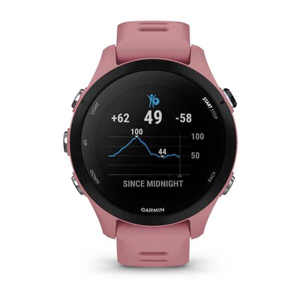Garmin Forerunner® 255S Smartwatch 41mm Altrosa, Schwarz