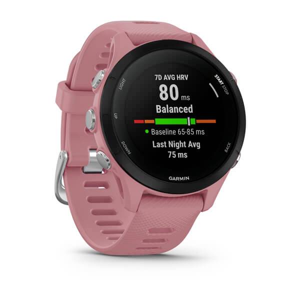 Garmin Forerunner® 255S Smartwatch 41mm Altrosa, Schwarz