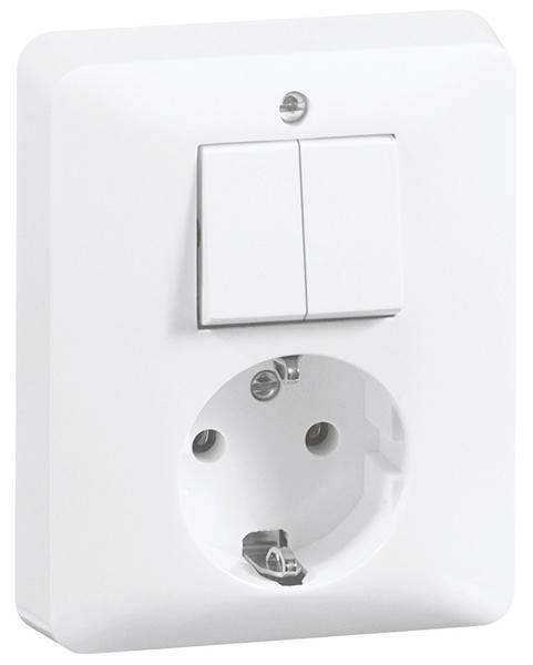 PEHA by Honeywell Komplett Schalter/Steckdosen Kombination Weiß 239421 1St.