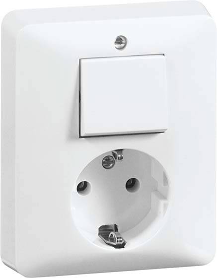 PEHA by Honeywell Komplett Schalter/Steckdosen Kombination Weiß 239721 1St.