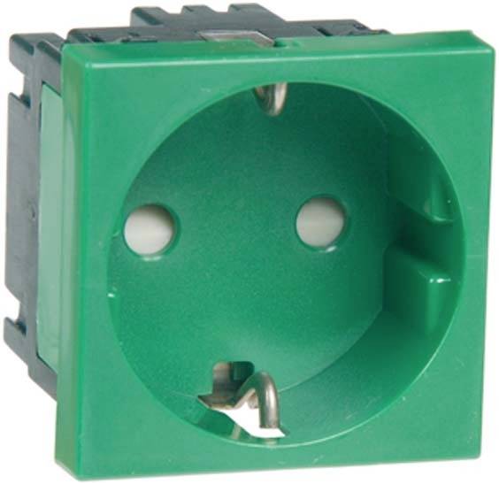 PEHA by Honeywell 1fach Einsatz Steckdose Grün 518311 1St.