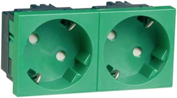 PEHA by Honeywell 1fach Einsatz Steckdose Grün 518511 1St.