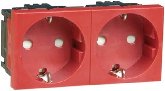 PEHA by Honeywell 1fach Einsatz Steckdose Rot 402711 1St.