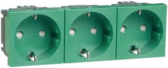 PEHA by Honeywell 1fach Einsatz Steckdose Grün 518411 1St.