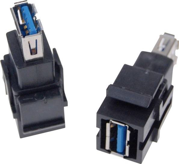 PEHA by Honeywell Zubehör Modular-Jack-Einsatz Schwarz 935091 1St.