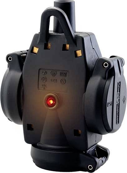 ABL Sursum 1173503 Schutzkontaktkupplung 250 V Schwarz IP54