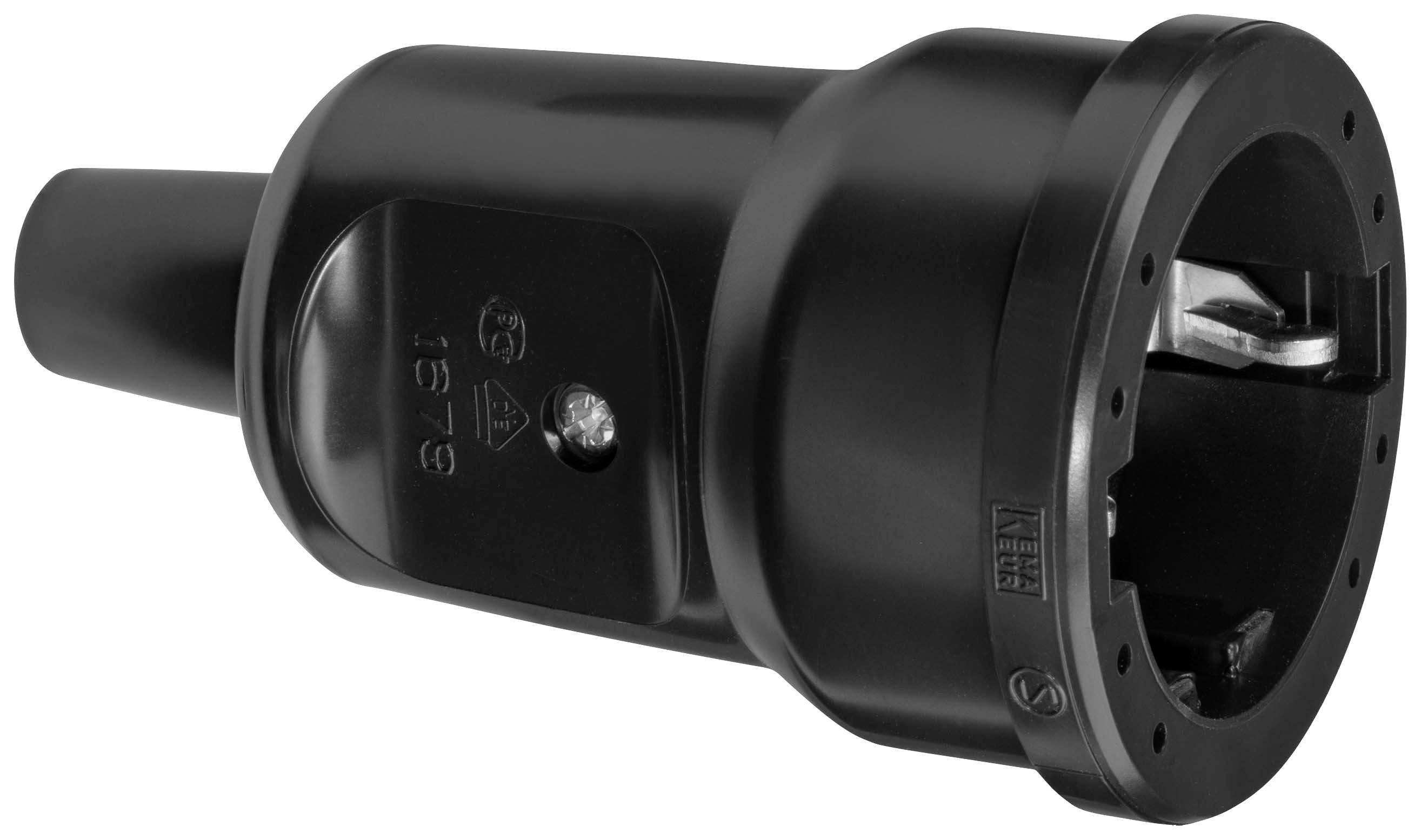 ABL Sursum 1679000 Schutzkontaktkupplung Polyvinylchlorid 250 V Schwarz IP20