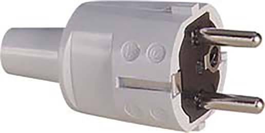 ABL Sursum 1418080 Schutzkontaktstecker Polyvinylchlorid 250V Weiß IP20