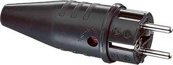 ABL Sursum 1129190 Schutzkontaktstecker 250 V Schwarz IP44