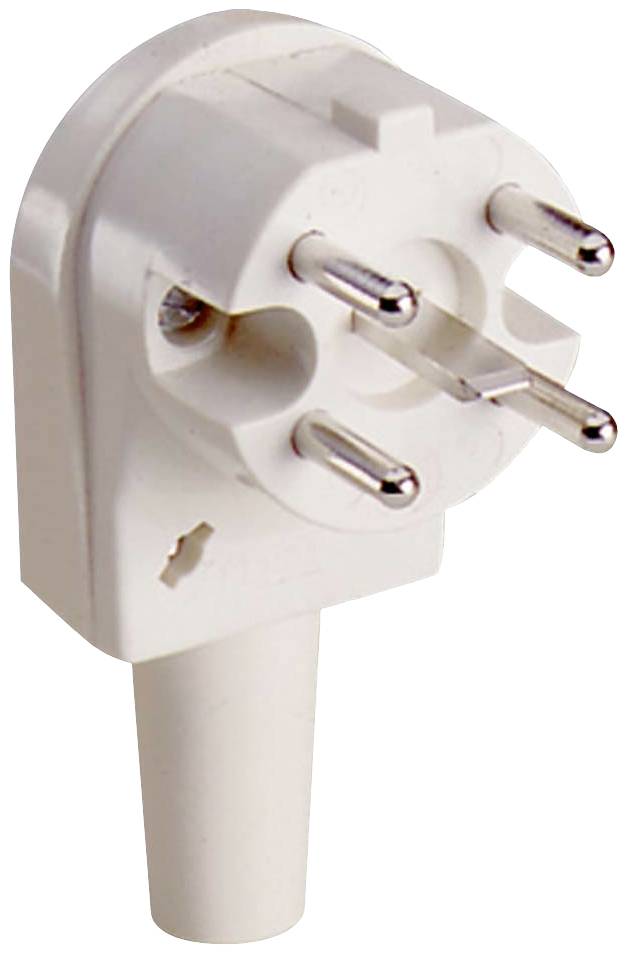 ABL Sursum Schutzkontaktstecker 400 V Weiß IP20