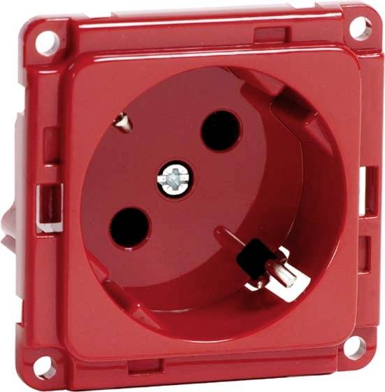 PEHA by Honeywell 1fach Einsatz Steckdose Rot 248911 1St.