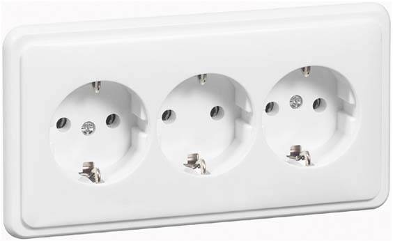 PEHA by Honeywell 1fach Komplett Steckdose Weiß 496211 1St.