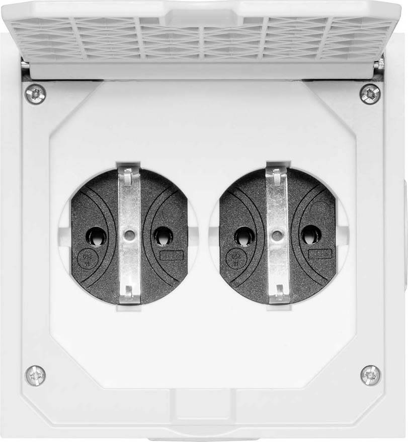 ABL Sursum 1632490 Unterputz-Steckdose IP41 Grau