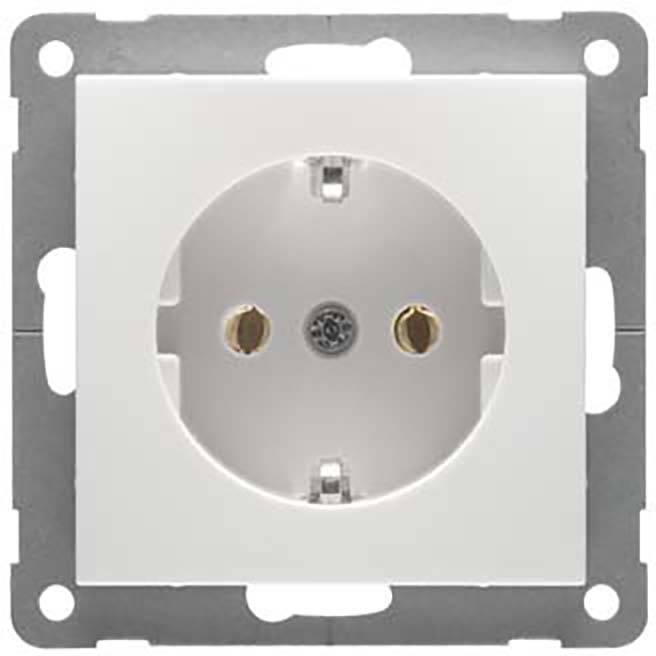 PEHA by Honeywell 1fach Einsatz Steckdose Aluminium 319031 10St.