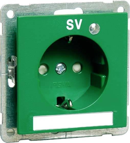 PEHA by Honeywell 1fach Einsatz Steckdose Grün 17111 10St.