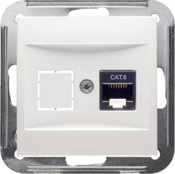 PEHA by Honeywell Netzwerkdose Aluminium 321631 10St.