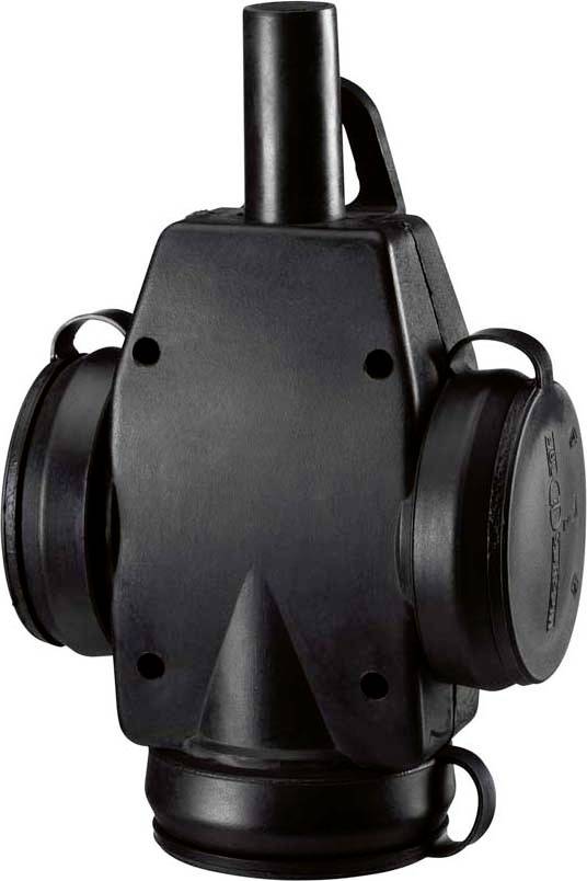 ABL Sursum 1473292 3fach-Kupplung 250V Schwarz IP44