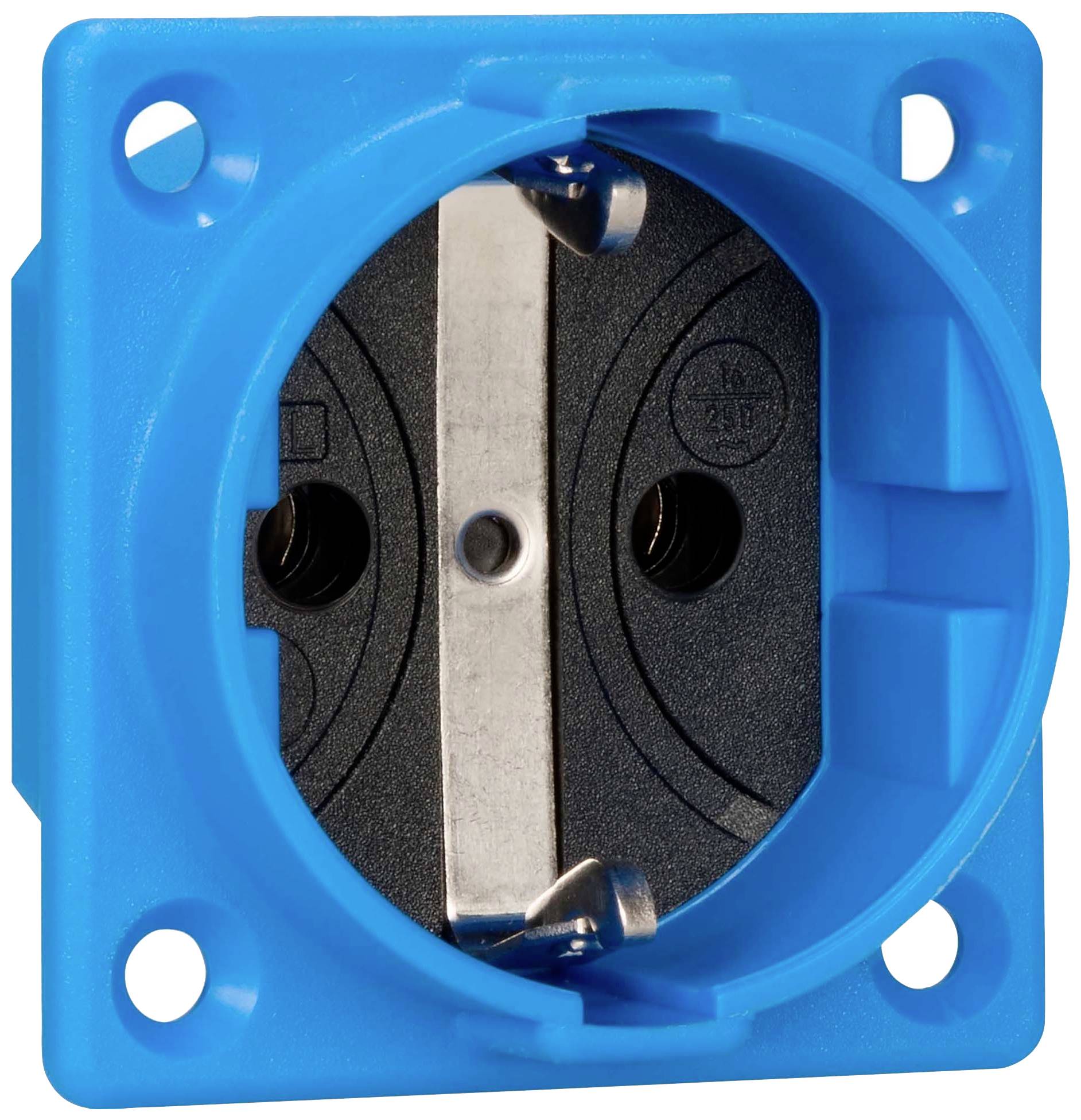 ABL Sursum Einbau-Steckdose IP20 Blau