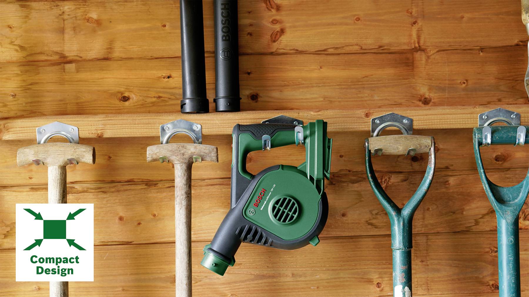 Bosch Home and Garden 06008A0600 UniversalLeafBlower 18V-130 Akku Laubbläser inkl. Akku 18V