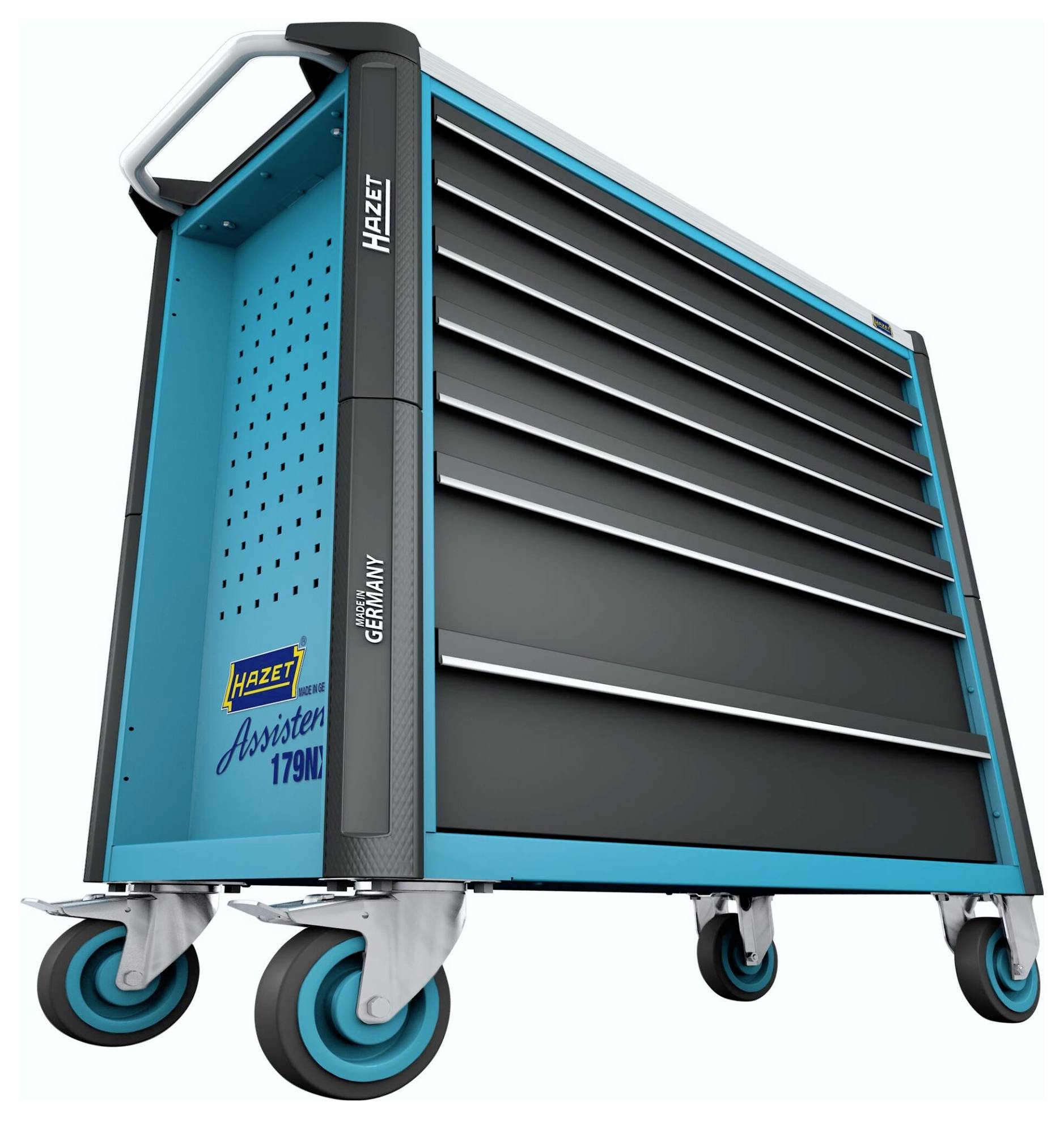Hazet 179NXL-7 Werkstattwagen Herstellerfarbe: Blau, Schwarz