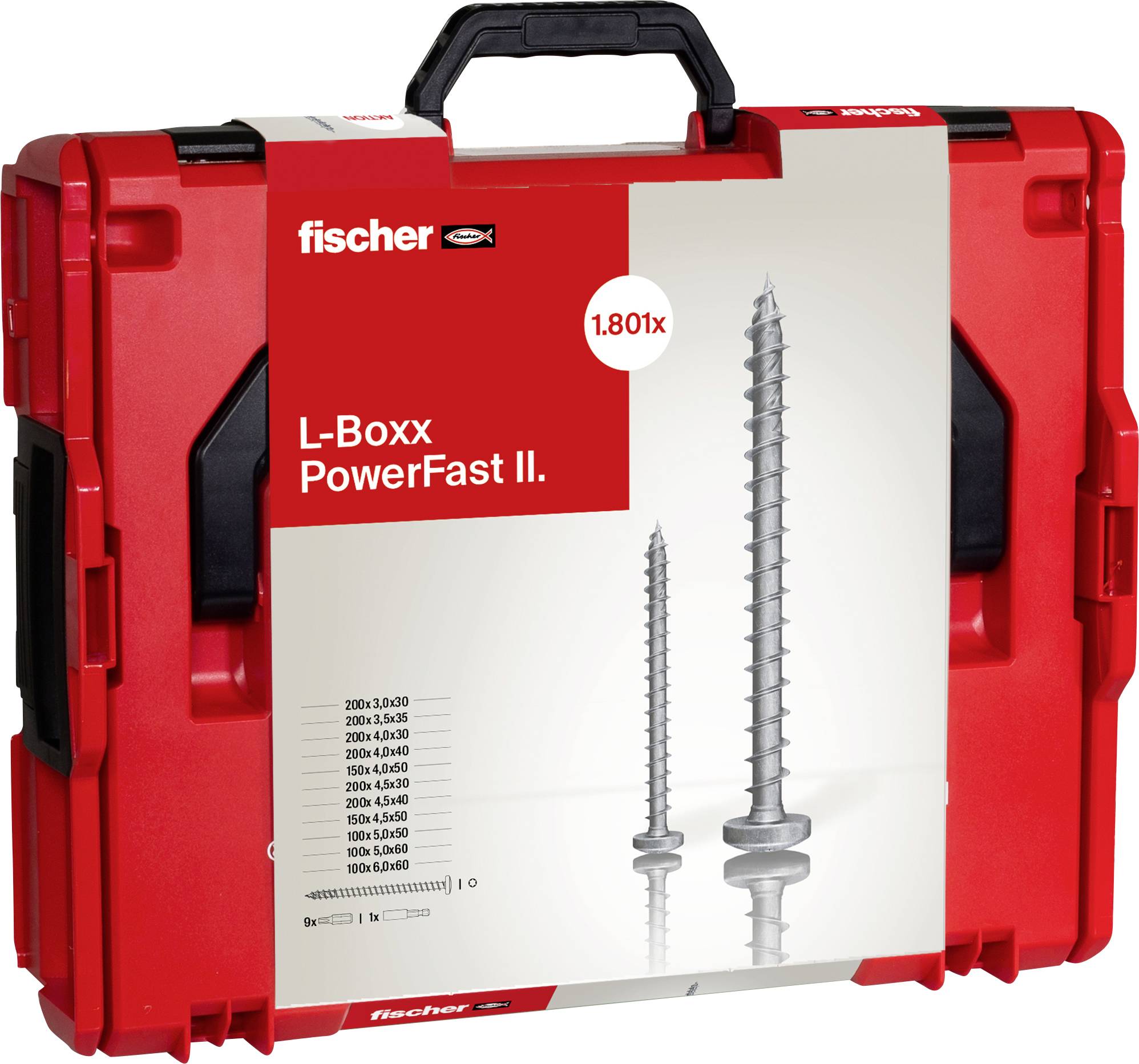 Fischer 568480 PowerFast II PH L-Boxx 102 Tellerschrauben Innenvielzahn Stahl galvanisch verzinkt 1St.