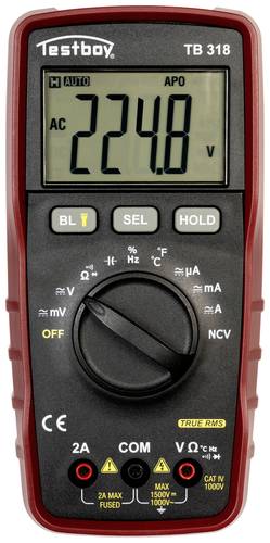 Testboy TB 318 Hand-Multimeter digital CAT IV 1000 V