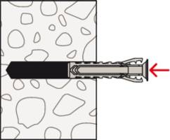 Fischer 567820 SX Plus Spreizdübel 20mm 4mm 50St.
