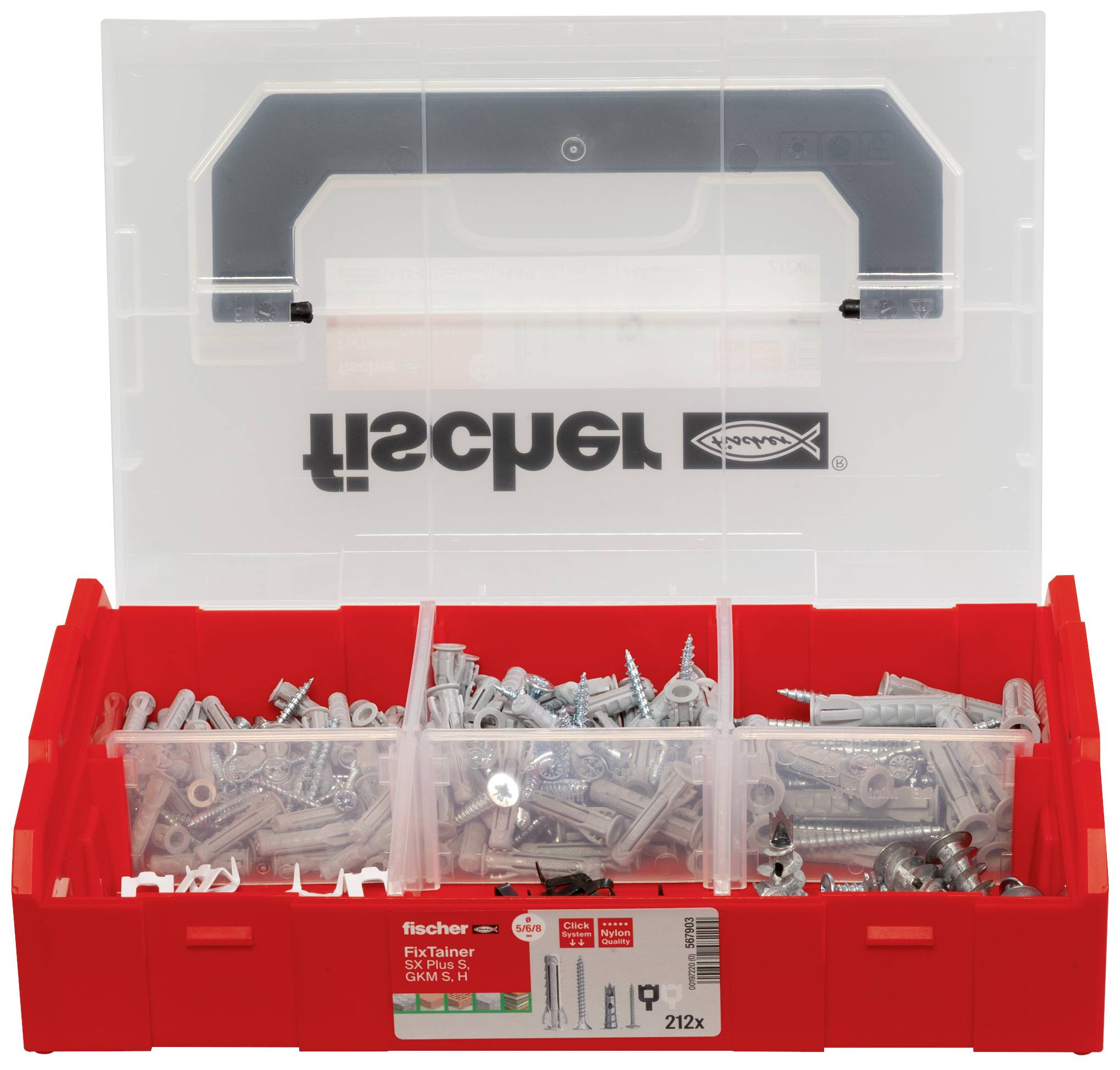 Fischer 567903 FixTainer SX Plus Befestigungsset 212 St.