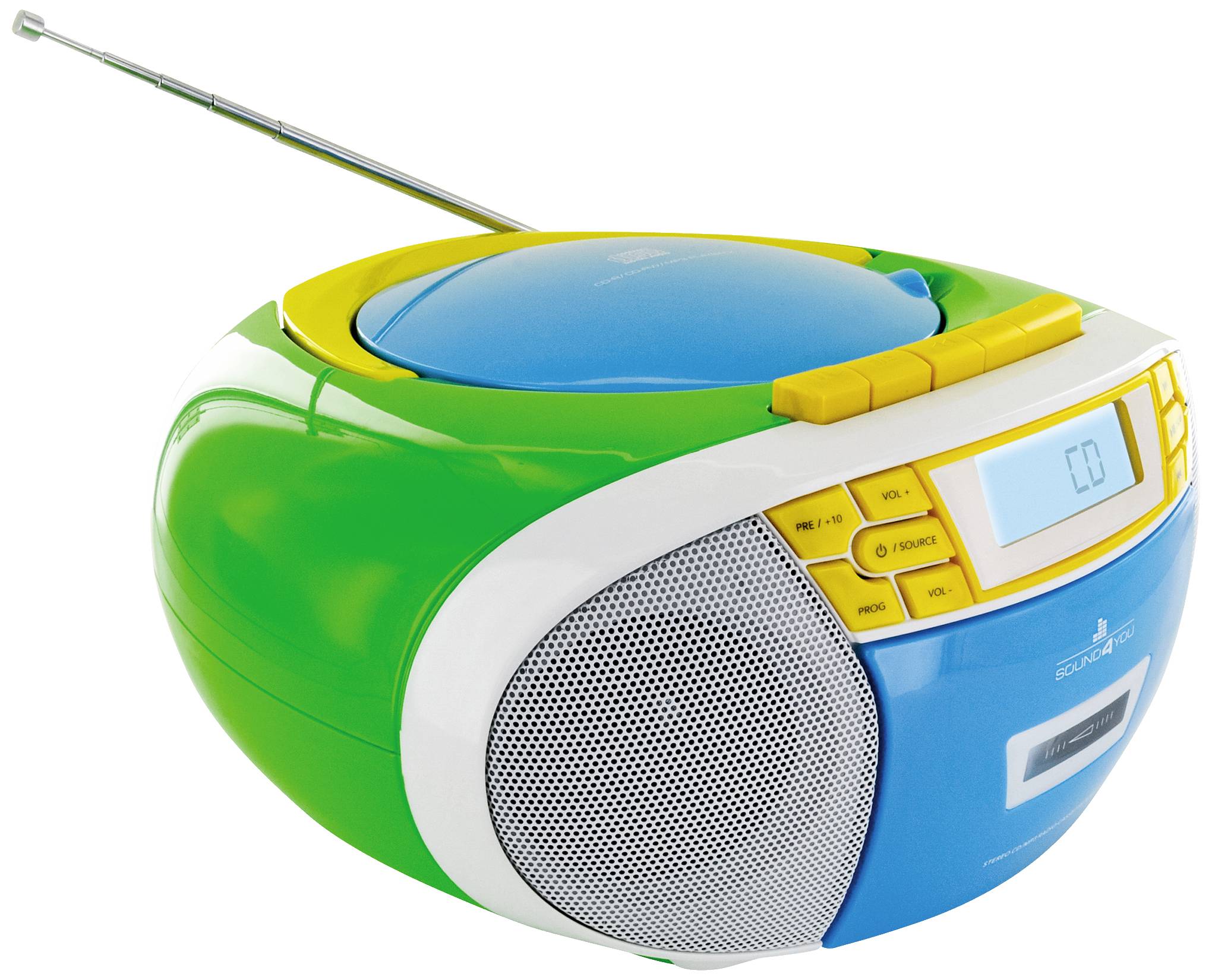 Schwaiger Sound4You CD-Radio UKW, AM, FM CD, UKW Bunt