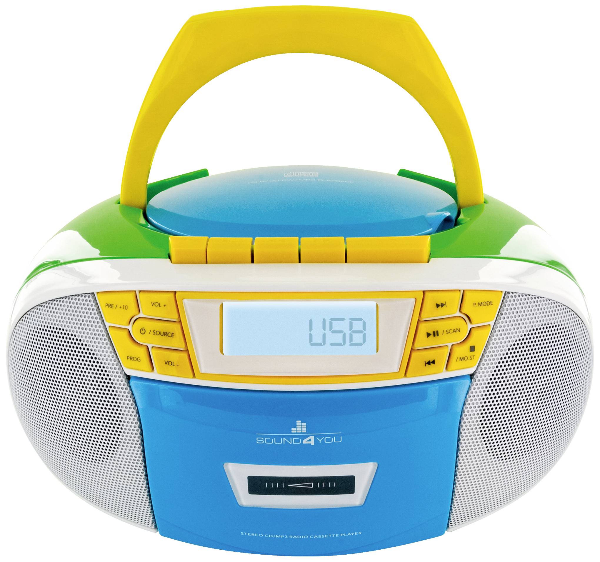 Schwaiger Sound4You CD-Radio UKW, AM, FM CD, UKW Bunt