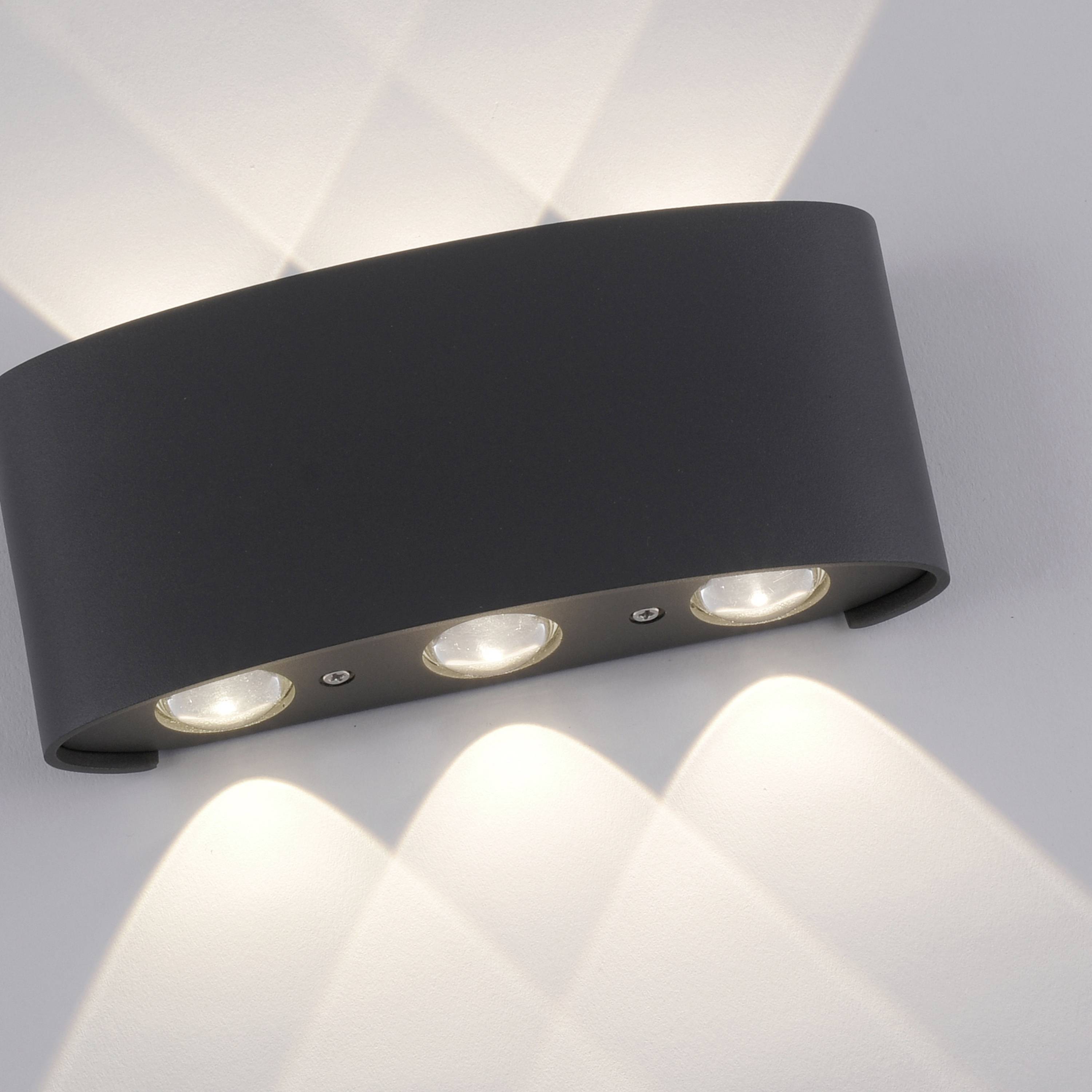 Paul Neuhaus CARLO 9488-13 LED-Wandleuchte 4.8 W LED Anthrazit