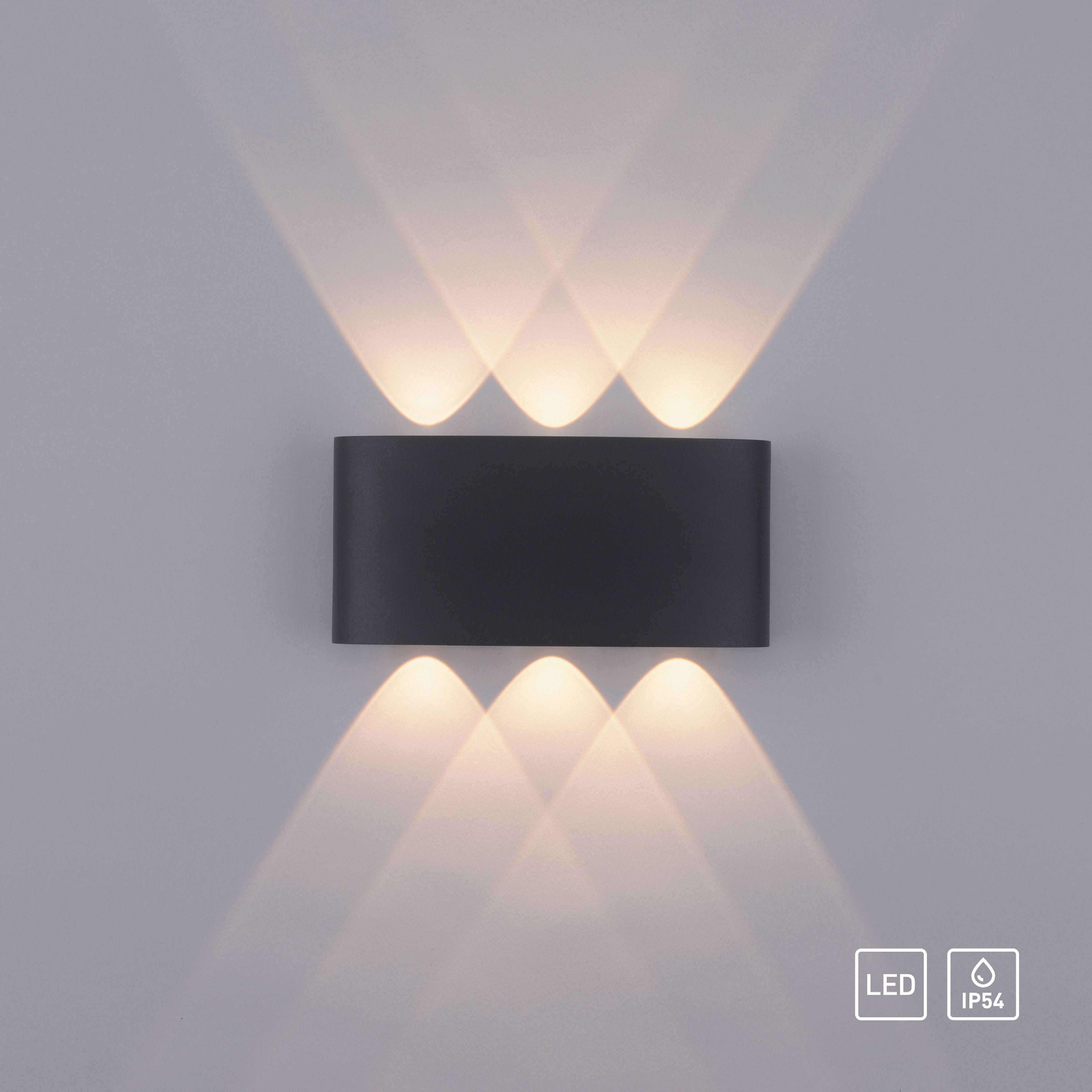 Paul Neuhaus CARLO 9488-13 LED-Wandleuchte 4.8 W LED Anthrazit