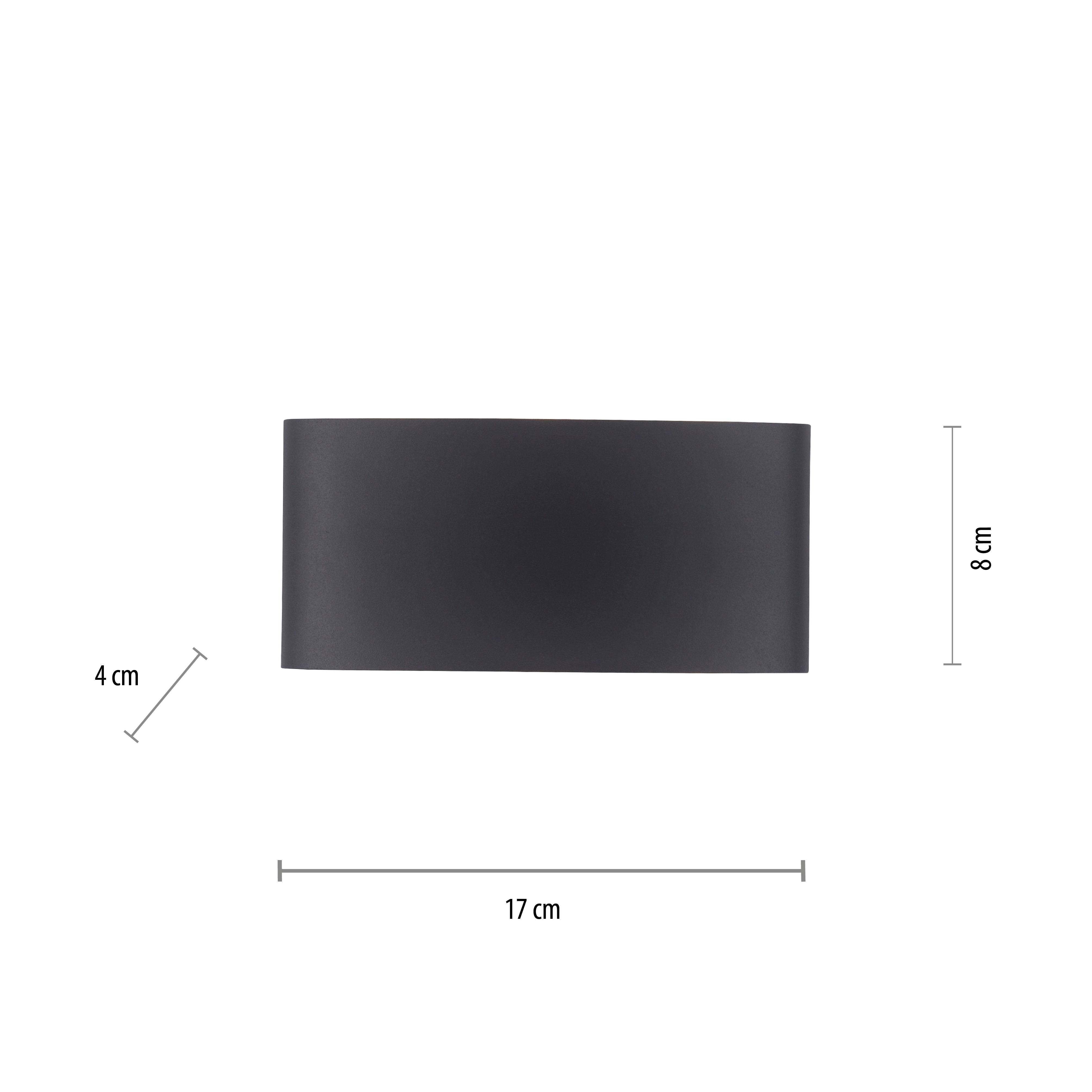 Paul Neuhaus CARLO 9488-13 LED-Wandleuchte 4.8 W LED Anthrazit