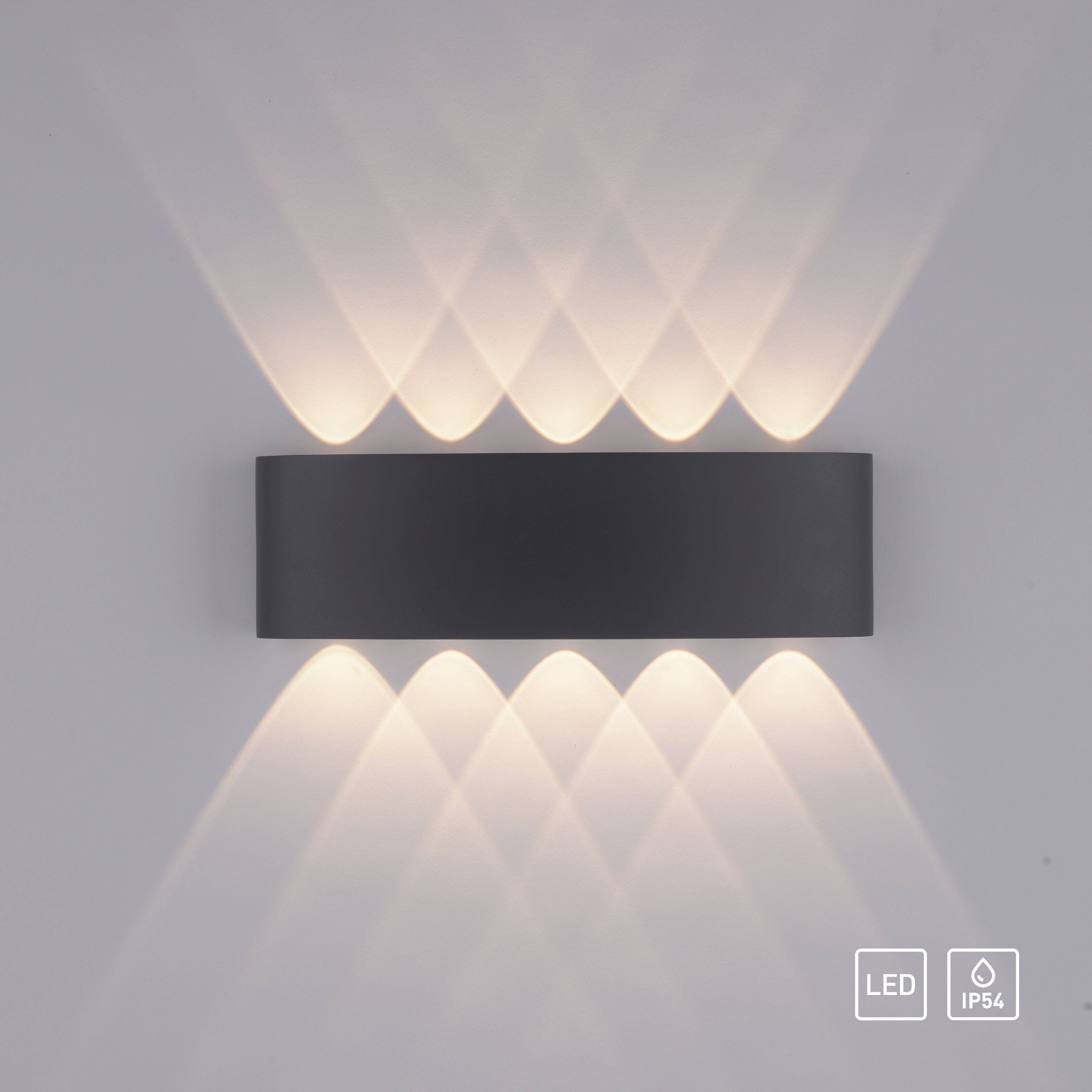 Paul Neuhaus CARLO 9489-13 LED-Wandleuchte 6.4 W LED Anthrazit