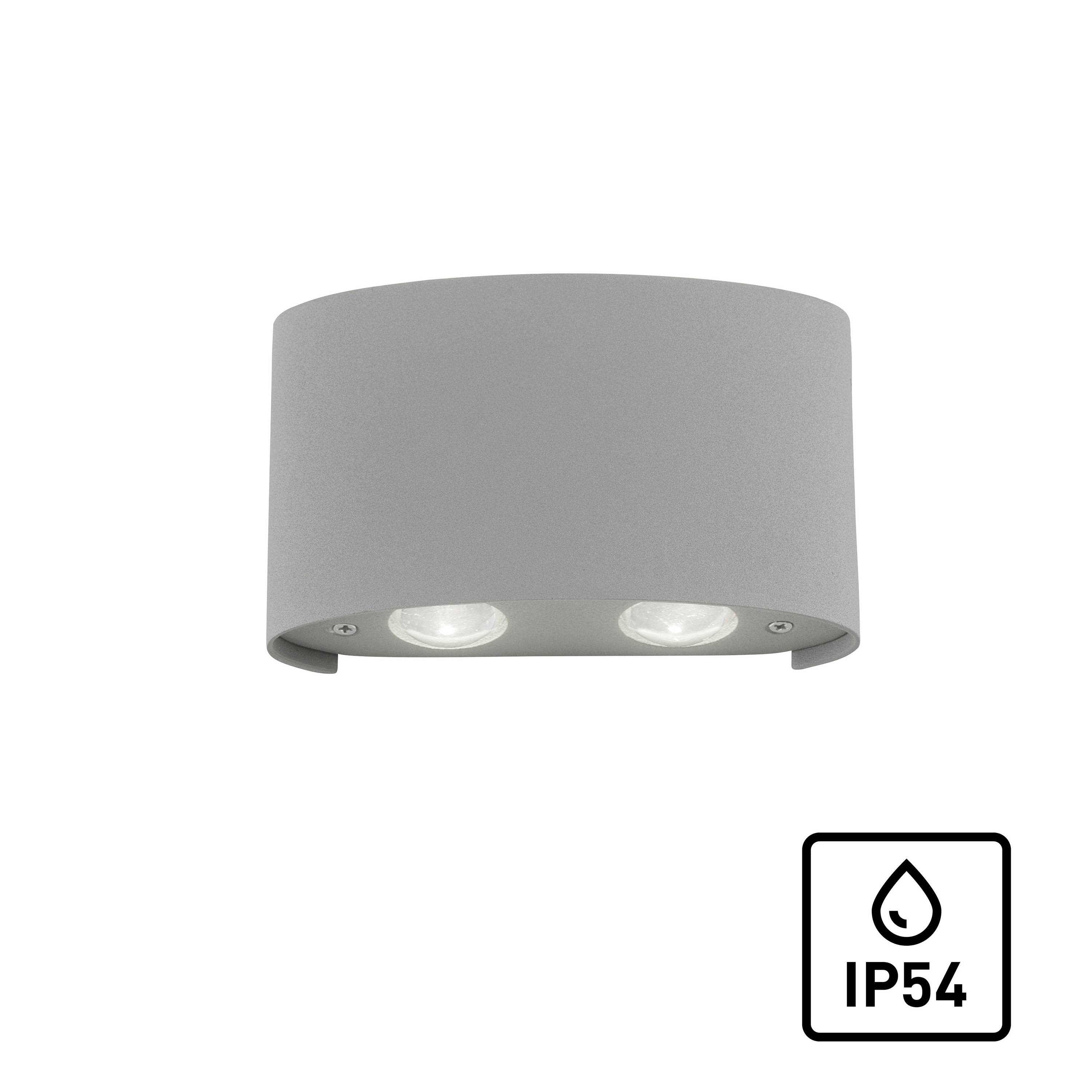 Paul Neuhaus CARLO 9487-21 LED-Wandleuchte 3.2W LED Silber