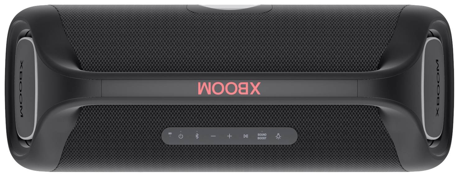 LG Electronics XBOOM Go DXG9 Bluetooth® Lautsprecher AUX, Outdoor, Wasserfest, staubfest, USB Schwarz