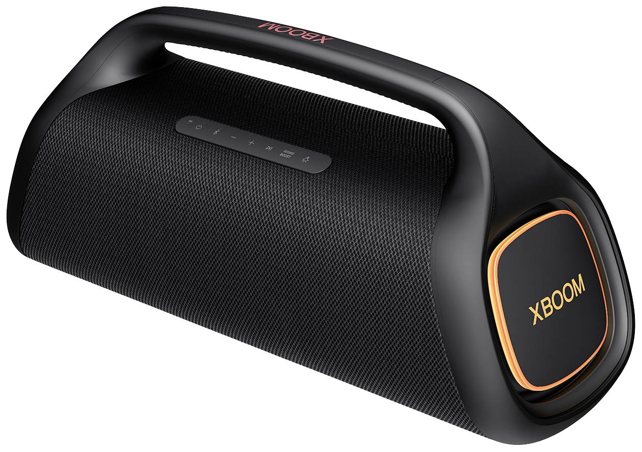 LG Electronics XBOOM Go DXG9 Bluetooth® Lautsprecher AUX, Outdoor, Wasserfest, staubfest, USB Schwarz
