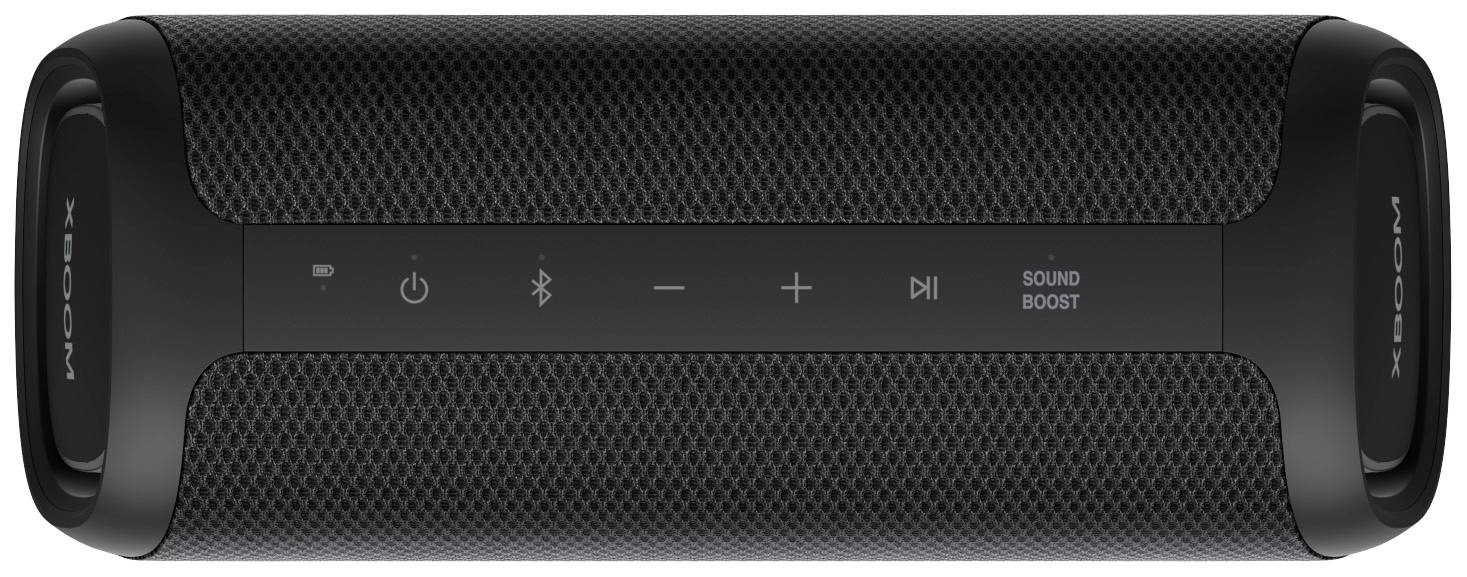 LG Electronics XBOOM Go DXG7 Bluetooth® Lautsprecher AUX, Outdoor, Wasserfest Schwarz
