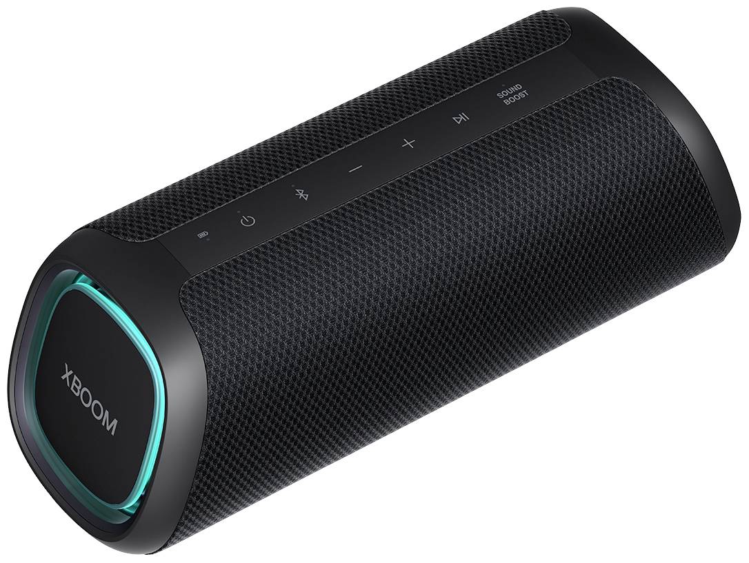 LG Electronics DXG5QBK.DDEULLK Bluetooth® Lautsprecher AUX, Outdoor, Wasserfest Schwarz