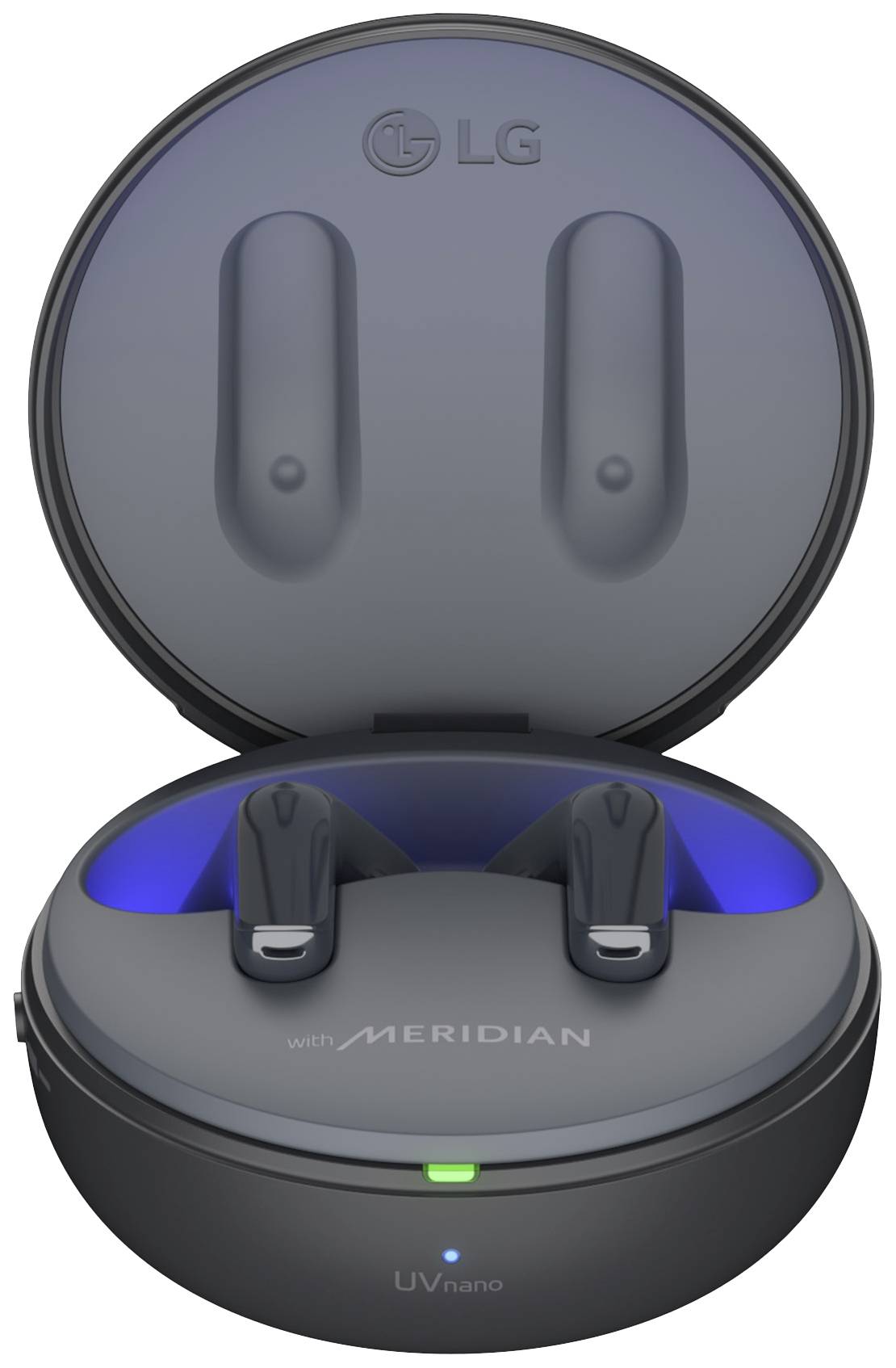 LG Electronics TONE Free DT90Q In Ear Kopfhörer Bluetooth® Stereo Schwarz Noise Cancelling, Mikrofon-Rauschunterdrückung Headset, Ladecase