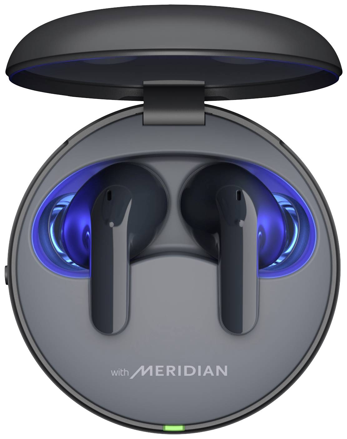 LG Electronics TONE Free DT90Q In Ear Kopfhörer Bluetooth® Stereo Schwarz Noise Cancelling, Mikrofon-Rauschunterdrückung Headset, Ladecase