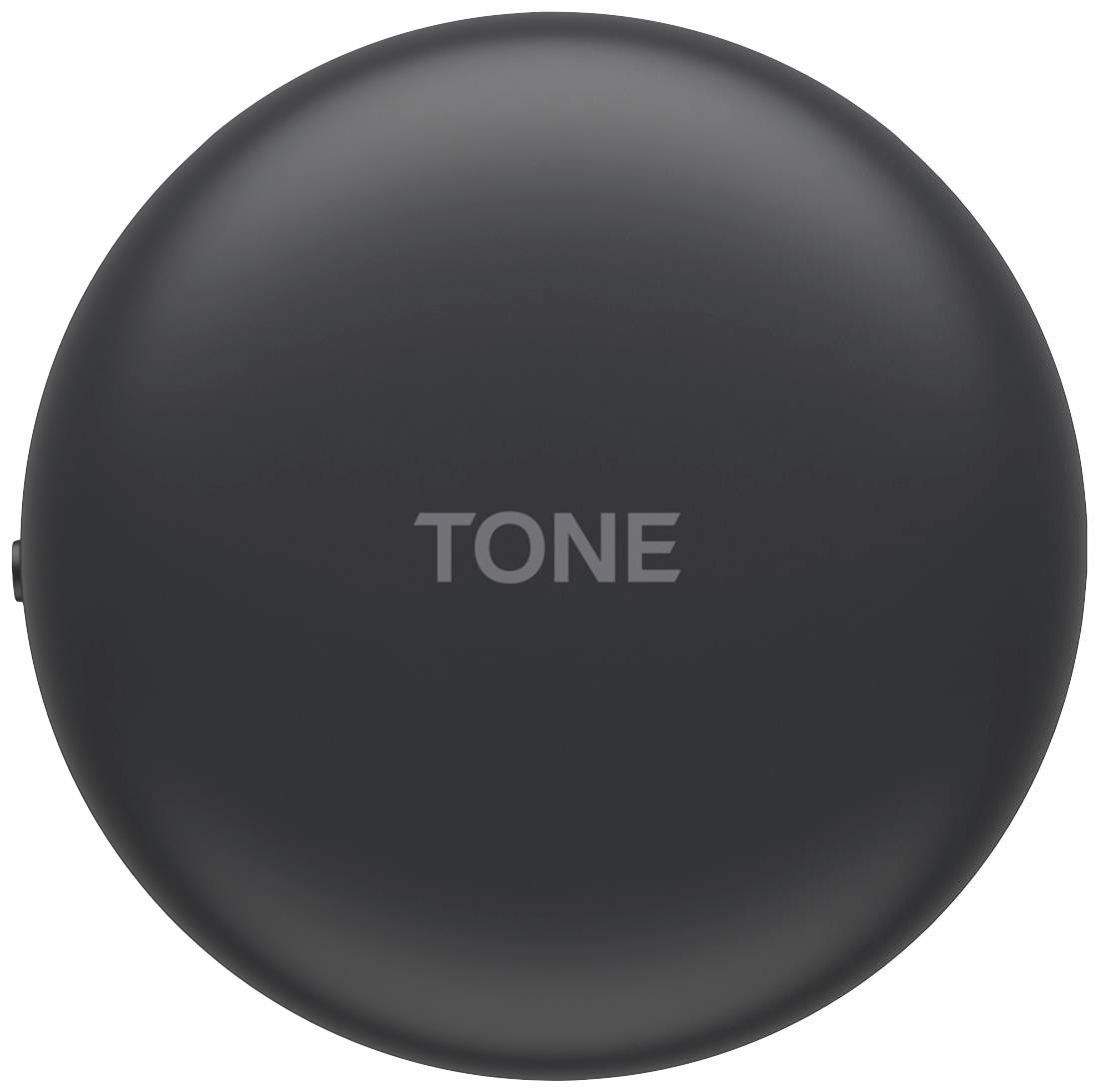 LG Electronics TONE Free DT90Q In Ear Kopfhörer Bluetooth® Stereo Schwarz Noise Cancelling, Mikrofon-Rauschunterdrückung Headset, Ladecase