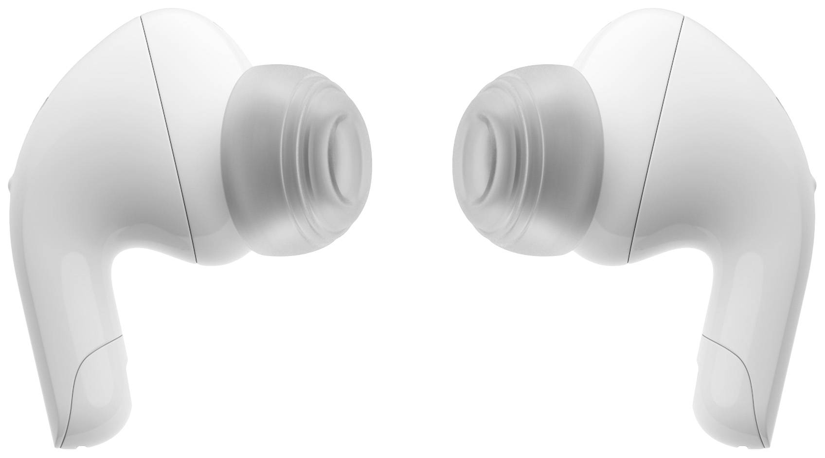 LG Electronics TONE Free DT90Q In Ear Kopfhörer Bluetooth® Stereo Weiß Noise Cancelling, Mikrofon-Rauschunterdrückung Headset, Ladecase