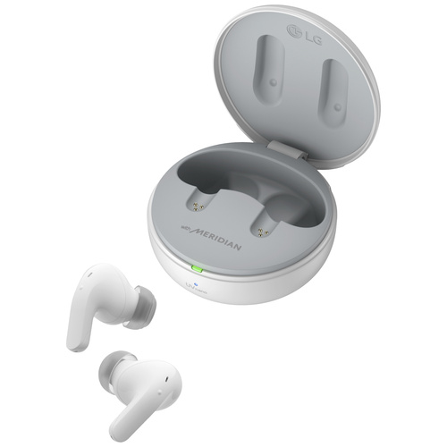 LG Electronics TONE Free DT60Q In Ear Kopfhörer Bluetooth® Stereo Weiß  Noise Cancelling Ladecase | getgoods