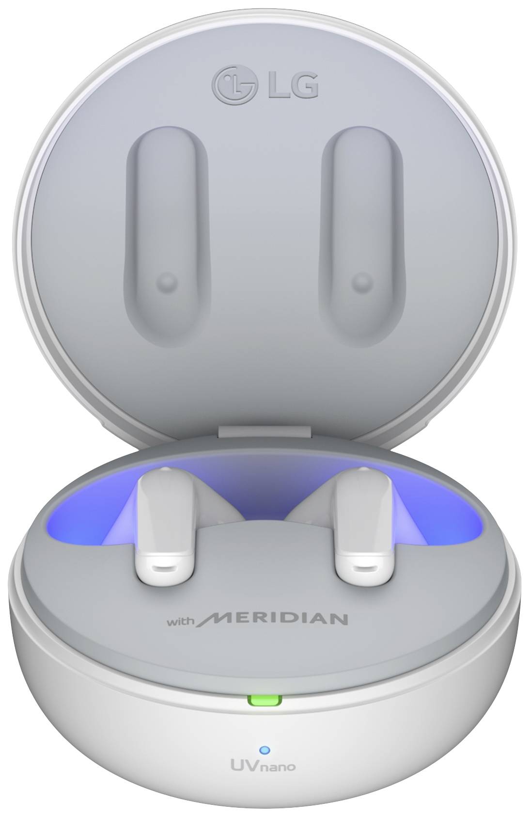 LG Electronics TONE Free DT60Q In Ear Kopfhörer Bluetooth® Stereo Weiß Noise Cancelling Ladecase