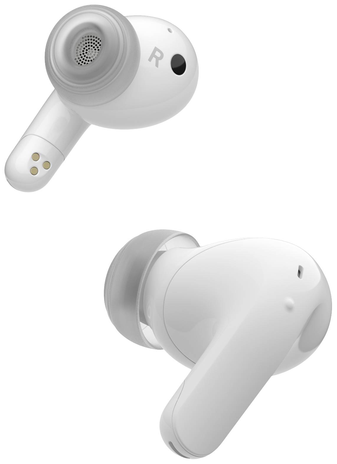 LG Electronics TONE Free DT60Q In Ear Kopfhörer Bluetooth® Stereo Weiß Noise Cancelling Ladecase