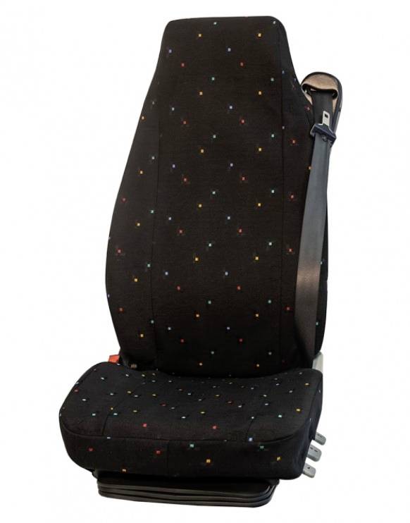 HP Autozubehör 22221 Sitzbezug Baumwolle, Polyester Schwarz, Gemustert Fahrersitz, Beifahrersitz, Rücksitz