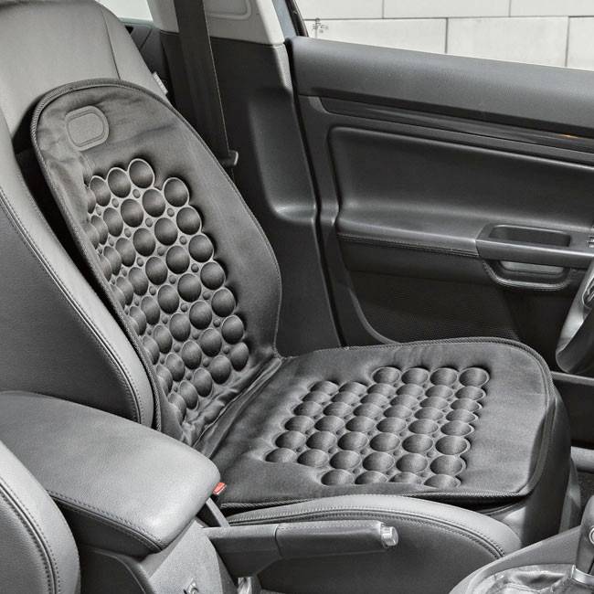 HP Autozubehör 19162 Sitzauflage Polyester Anthrazit Fahrersitz, Beifahrersitz